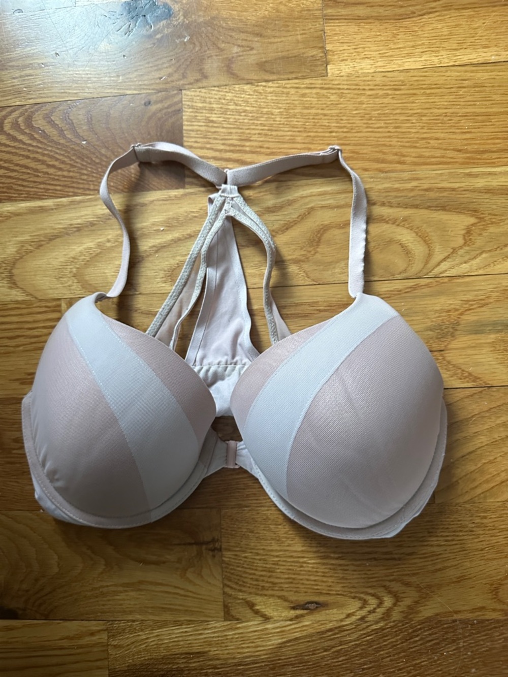 Victoria's Secret Nude/Taupe Padded Racerback Bra